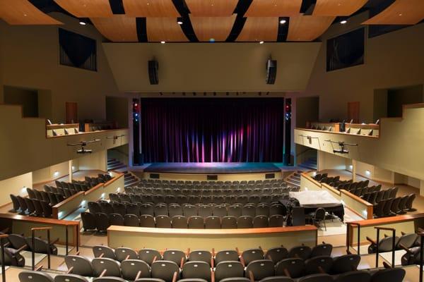 Stephen Sondheim Center for the Performing Arts. The theater features an intimate 522-seat proscenium theater