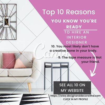 Are you ready to hire an interior designer?