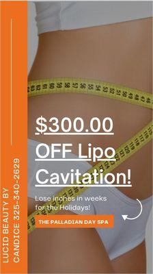 300 off lipo cavitation