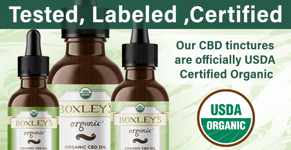 We are one of the few CBD companies that have gone through the certification of USDA Organic.