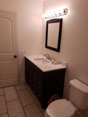 Complete Renovation of Bathroom