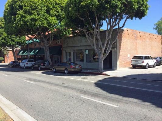 Storefront, angle view