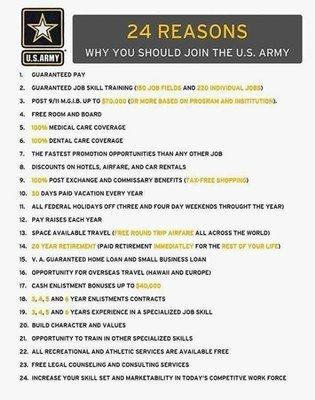 Why you should choose the Army!