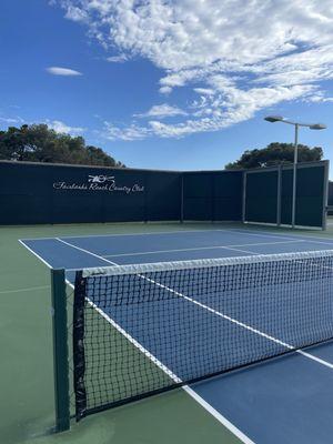 Beautiful tennis courts