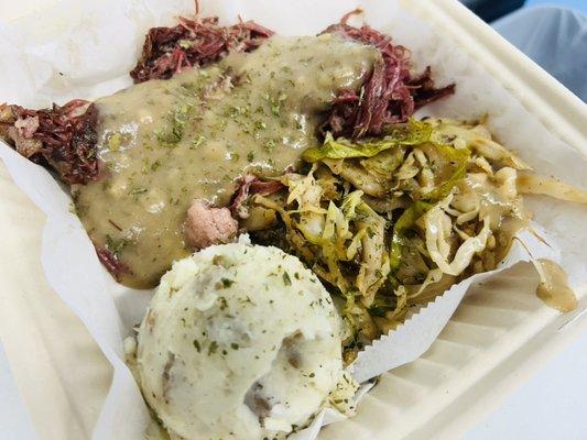 A grand time corned beef and cabbage