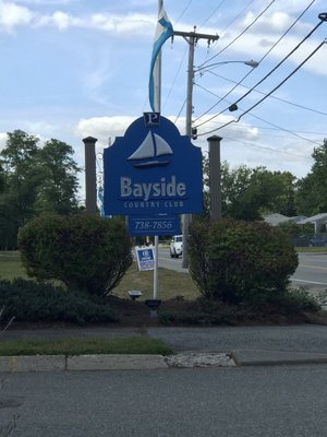 Main entrance sign