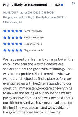 Awesome Real Estate Agent now serving Lake Country, WI. See why listing with Heather Reliford makes sense!