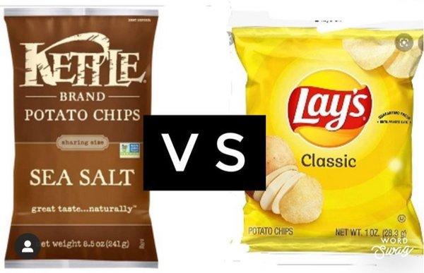 Our vending machine chips kettle brand vs lays. We only carry lays in our vending machines. More info @stayhealthyvendingmiami