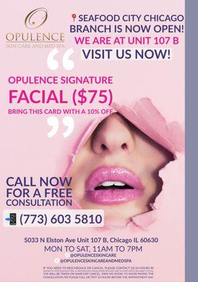 Facial with a good DISCOUNT just Mention YELP