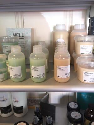 Davines products from Italy