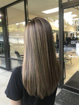 Color/balayage/toner by Kim