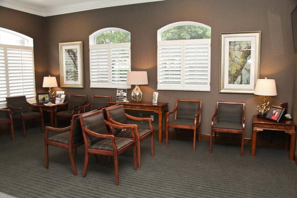 Waiting area for our Ponte Vedra Beach patients and their families