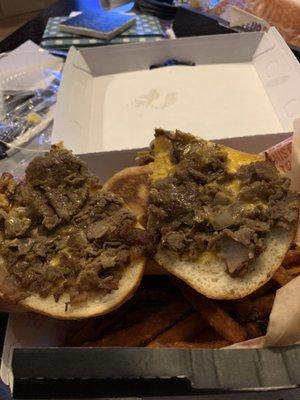 South Philly Steak Panini lacking meat