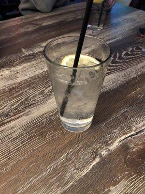 Tito's Seltzer lime - perfectly made