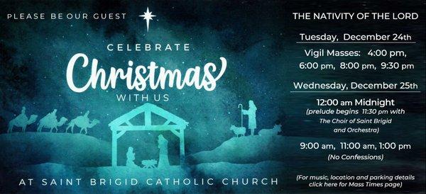 Christmas Mass Schedule