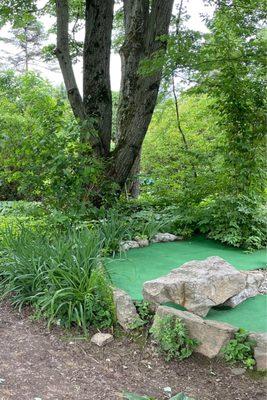 Mini golf hole.