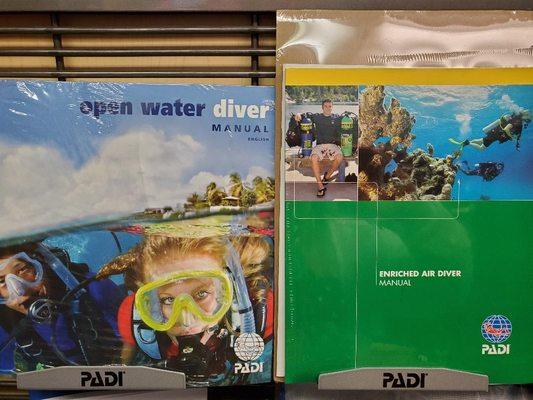 Some of the PADI Classes.