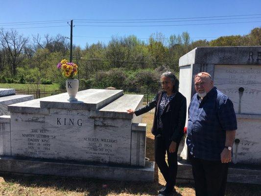 Westview Cemetery, first burial site for Dr. King.