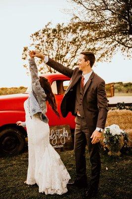 This cute truck makes for the perfect photo op!