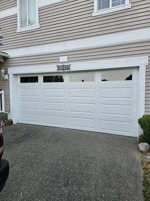 A 16x7 long panel white with glass