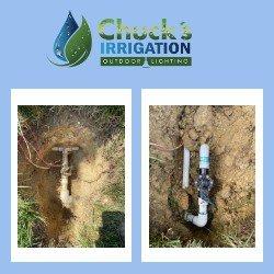 Irrigation repair by Chuck's Irrigation & Outdoor Lighting, LLC