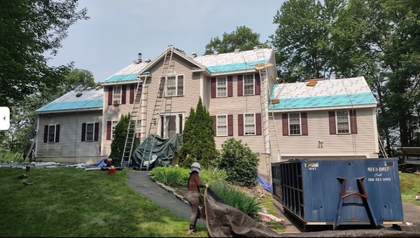 Roof Installation Project in Progress