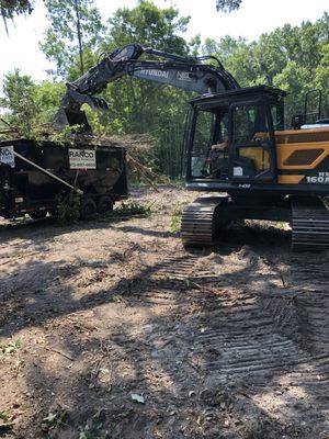 Debris hauling