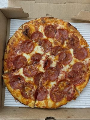 Pepperoni pizza very delicious the best in town