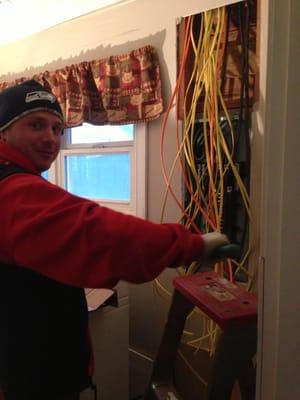 Our friendly electricians replacing a Federal Pacific Panel