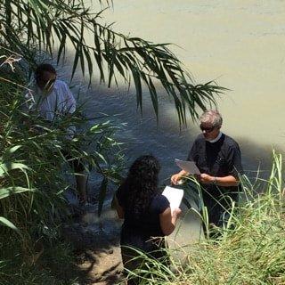 Baptism in the Rio Grande