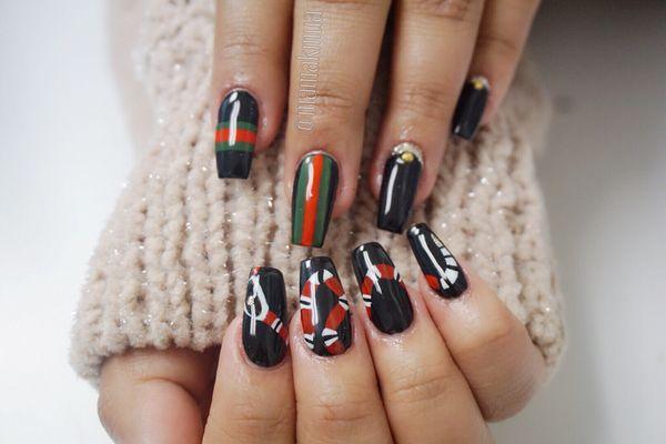 GUCCI NAILS by KAT