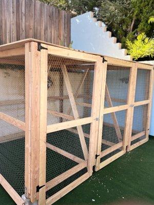 Custom 3 Dog Kennel