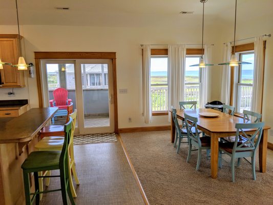 looking at dining area