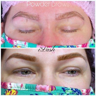 Powder Brows now available at iLash CT studio