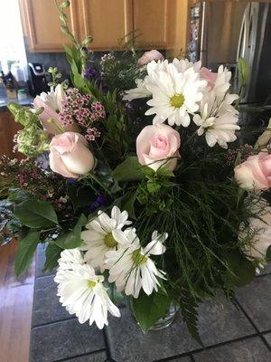 Flowers sent to my mother (price point was $75)