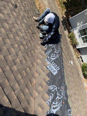 Professional Installation of number 1 rated GAF HDZ roofing Shingle in Provo Utah