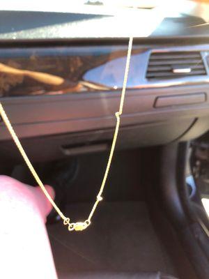 What 10k gold necklace do you know that does this?