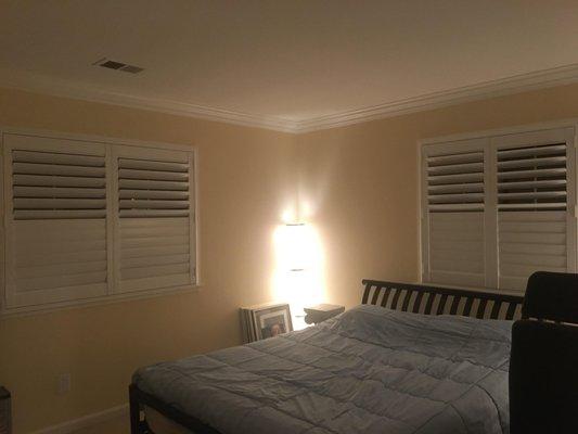 guest bedroom shutters