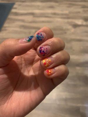 Custom gel mani