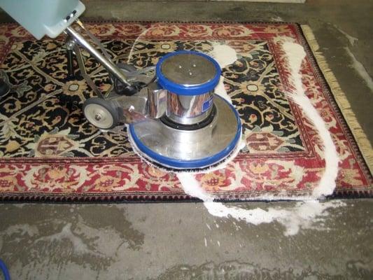 We also offer rug cleaning services for standard and oriental rugs.