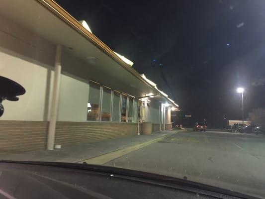 The drive through