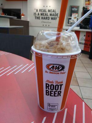 Best root beer float compared to Wendy's!