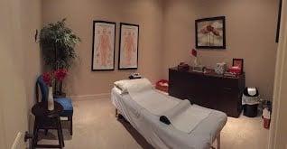 Relaxing Treatment Room at Katy Acupuncture and Herbal Care.