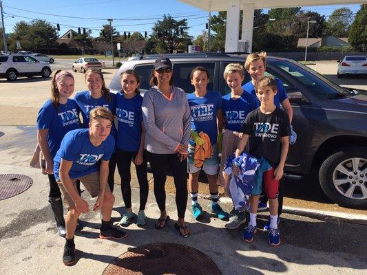 TIDE car wash fundraiser for Hurricane Matthew relief