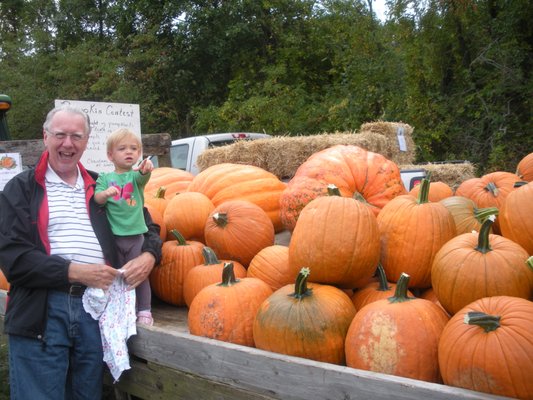 Grandpa and our granddaughter 6 years ago.