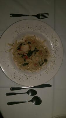 Scallop pasta - Delicious!