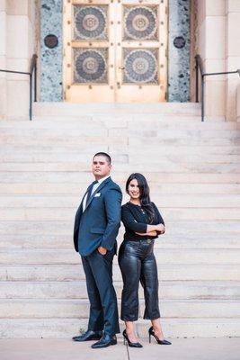 Joshua Barreda and Managing Paralegal Karen Silva