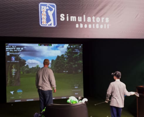 PGA endorsed aboutGolf simulator