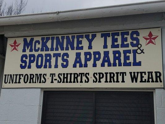 Mckinney Tees & Sports Apparel