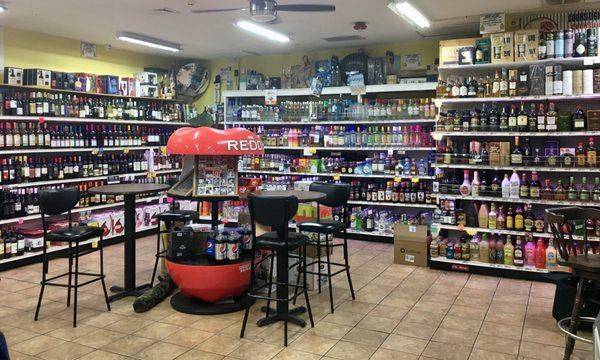 Bar and liquor store